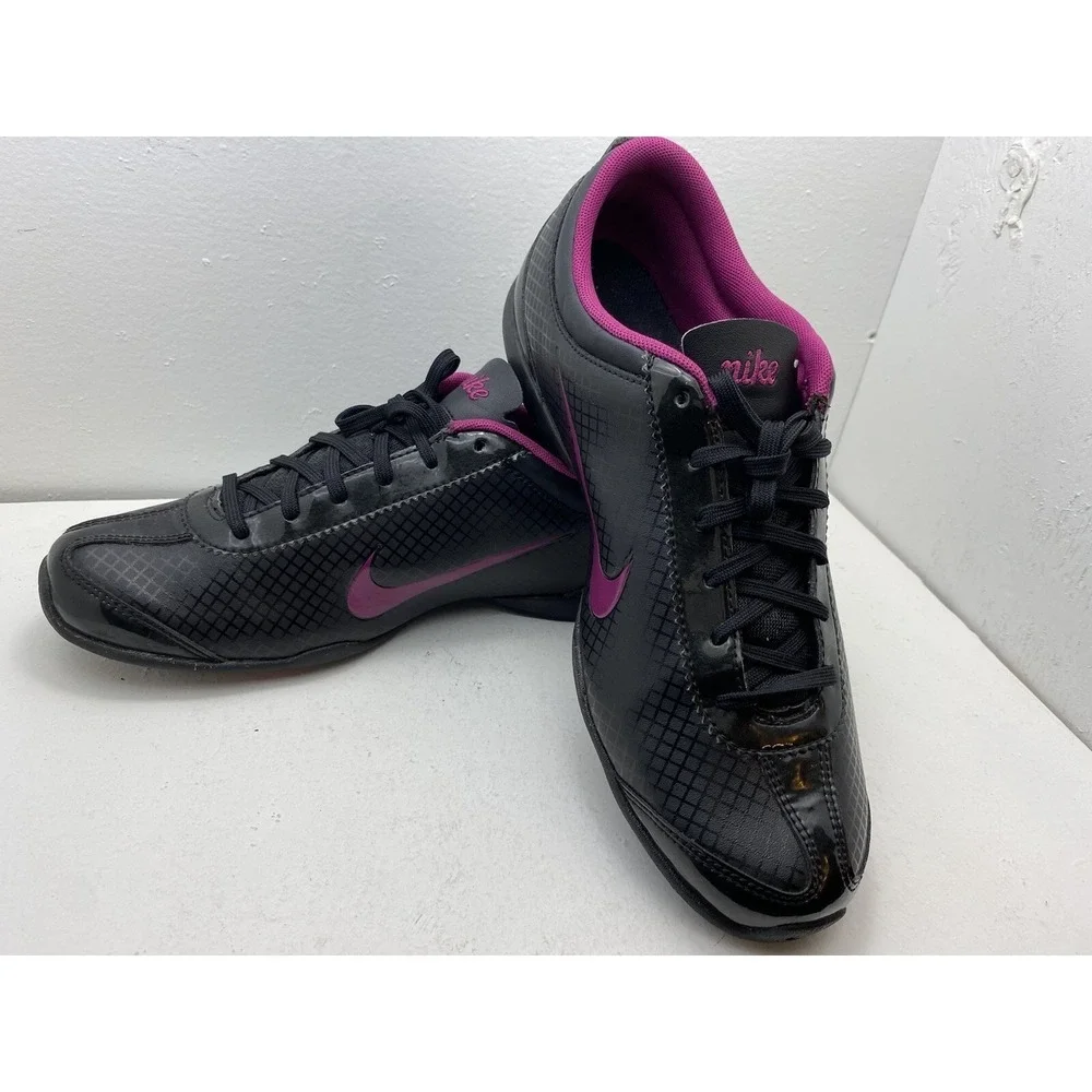 Nike Air Black Magenta Sneakers 525735-002 Womens Size 10 Retro Athletic Shoes